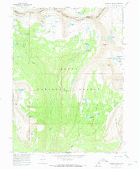 1967 Map of Explorer Peak, Duchesne County, UT — High-Res | Pastmaps